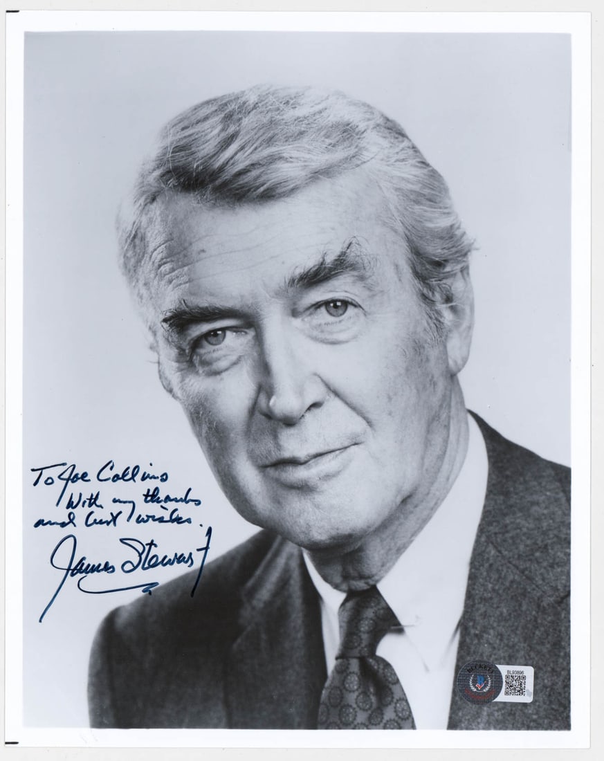 James 'Jimmy' Stewart Signed 8x10 Photo BAS COA (1 of 1)