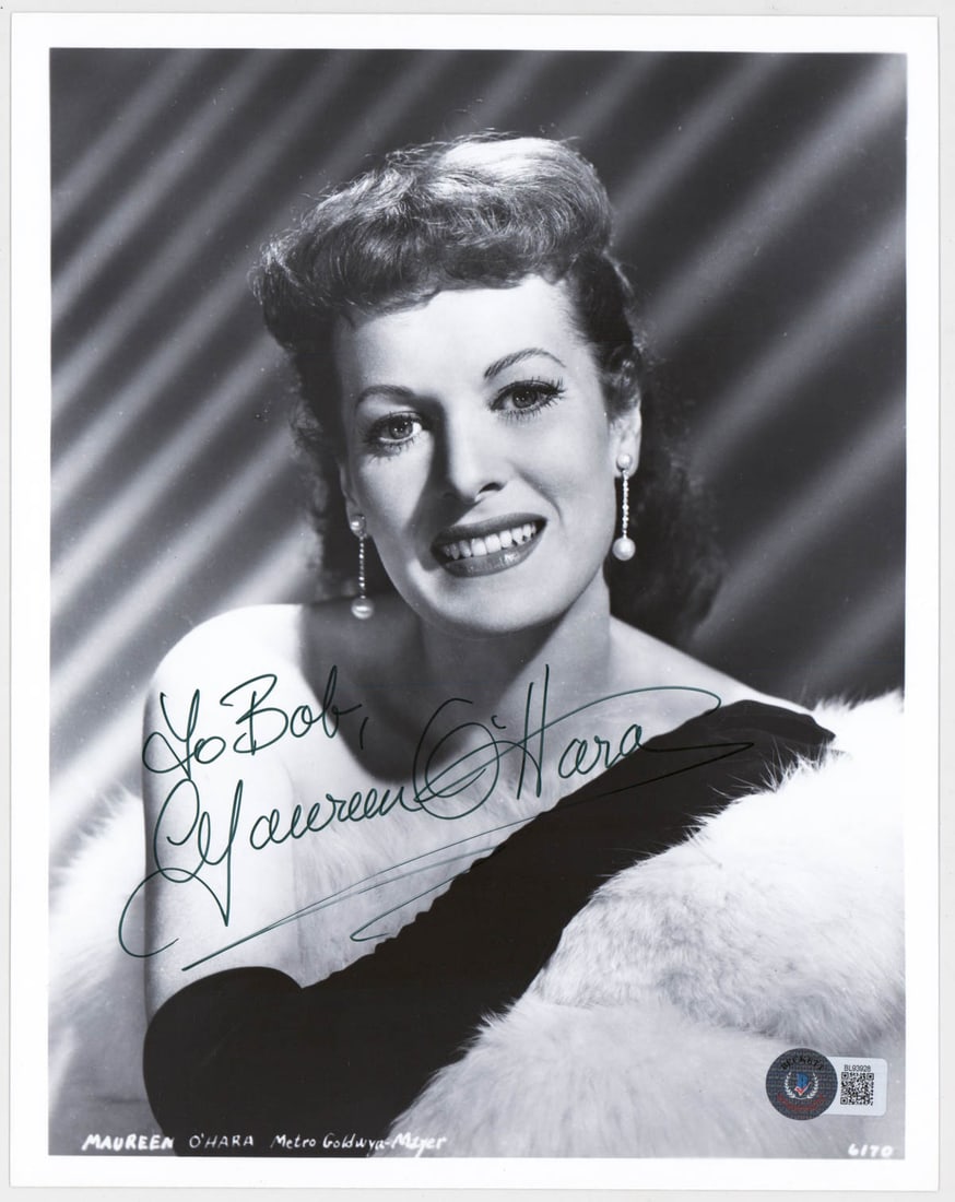 Maureen O'Hara Signed 8 x 10 Photo BAS COA (1 of 1)