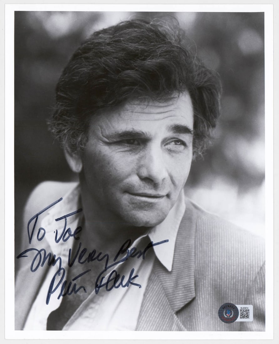 Peter Falk Signed 8 x 10 Photo BAS COA (1 of 2)