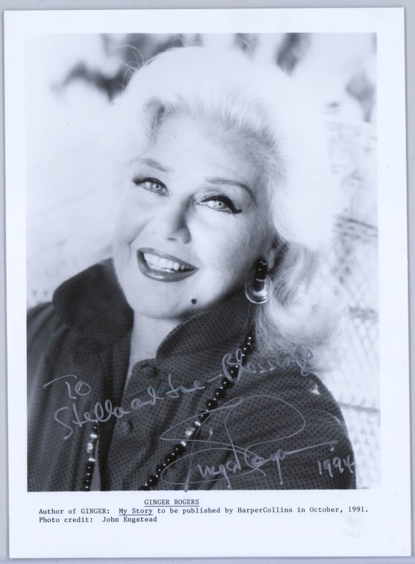 Ginger Rogers 5 x 7 Signed Photo BAS COA (1 of 2)