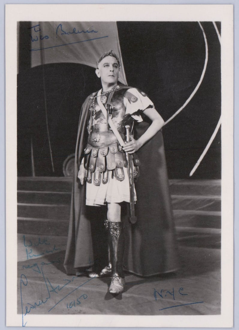 Cedric Hardwicke Signed 5 x 7 Photo BAS COA (1 of 2)