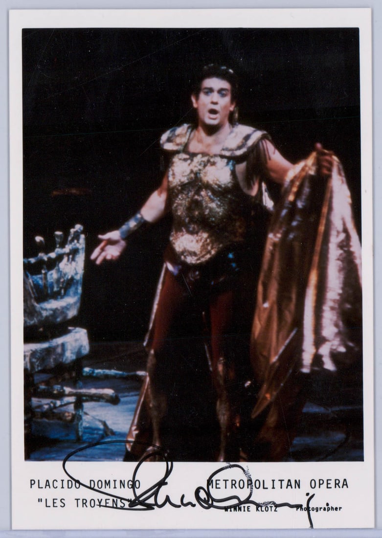 [Opera] Placido Domingo 5 x 7 Signed Photo COA (1 of 2)