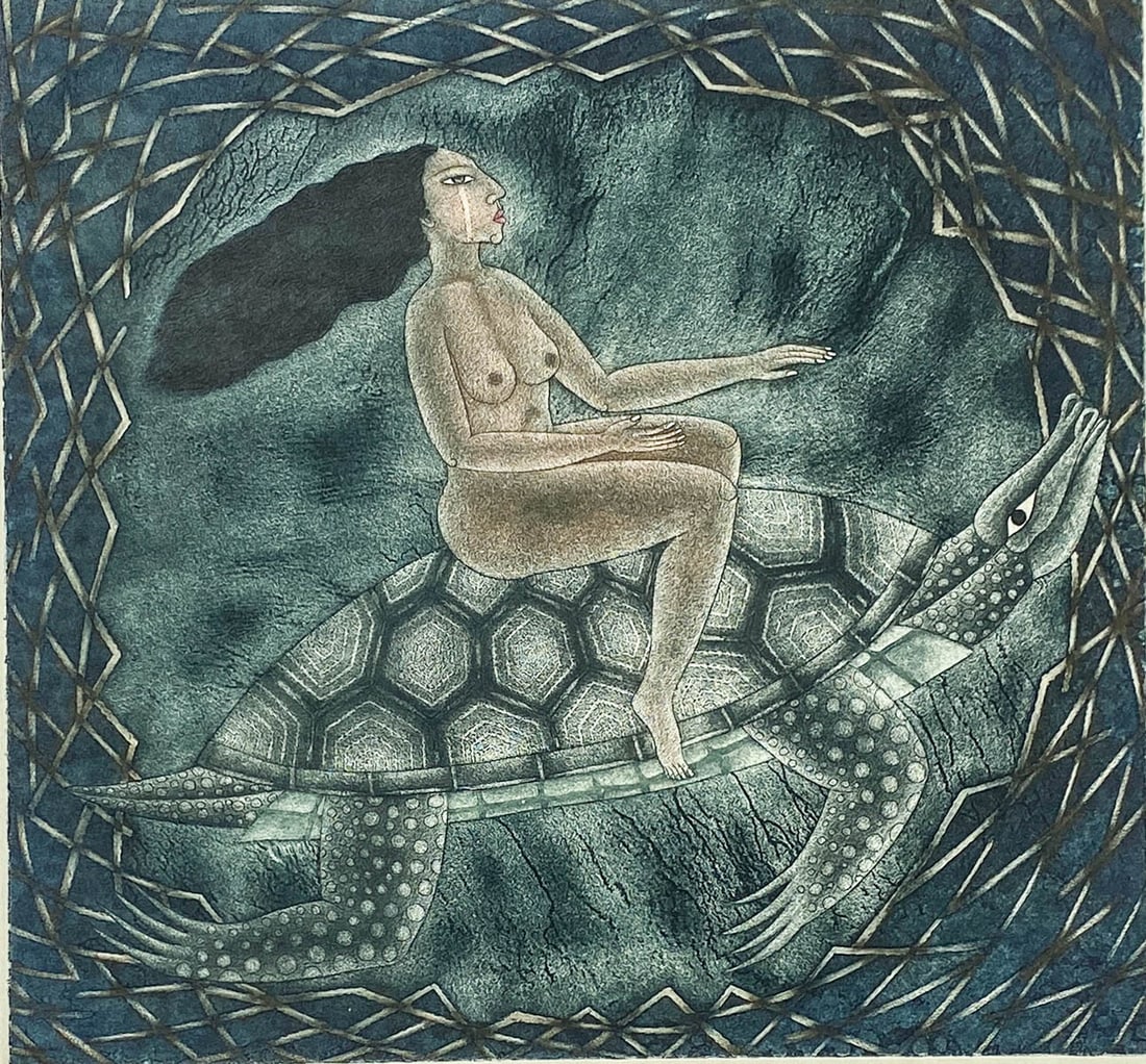 Juan Alcazar Etching / Aquatint Signed AP [Nude] (1 of 4)