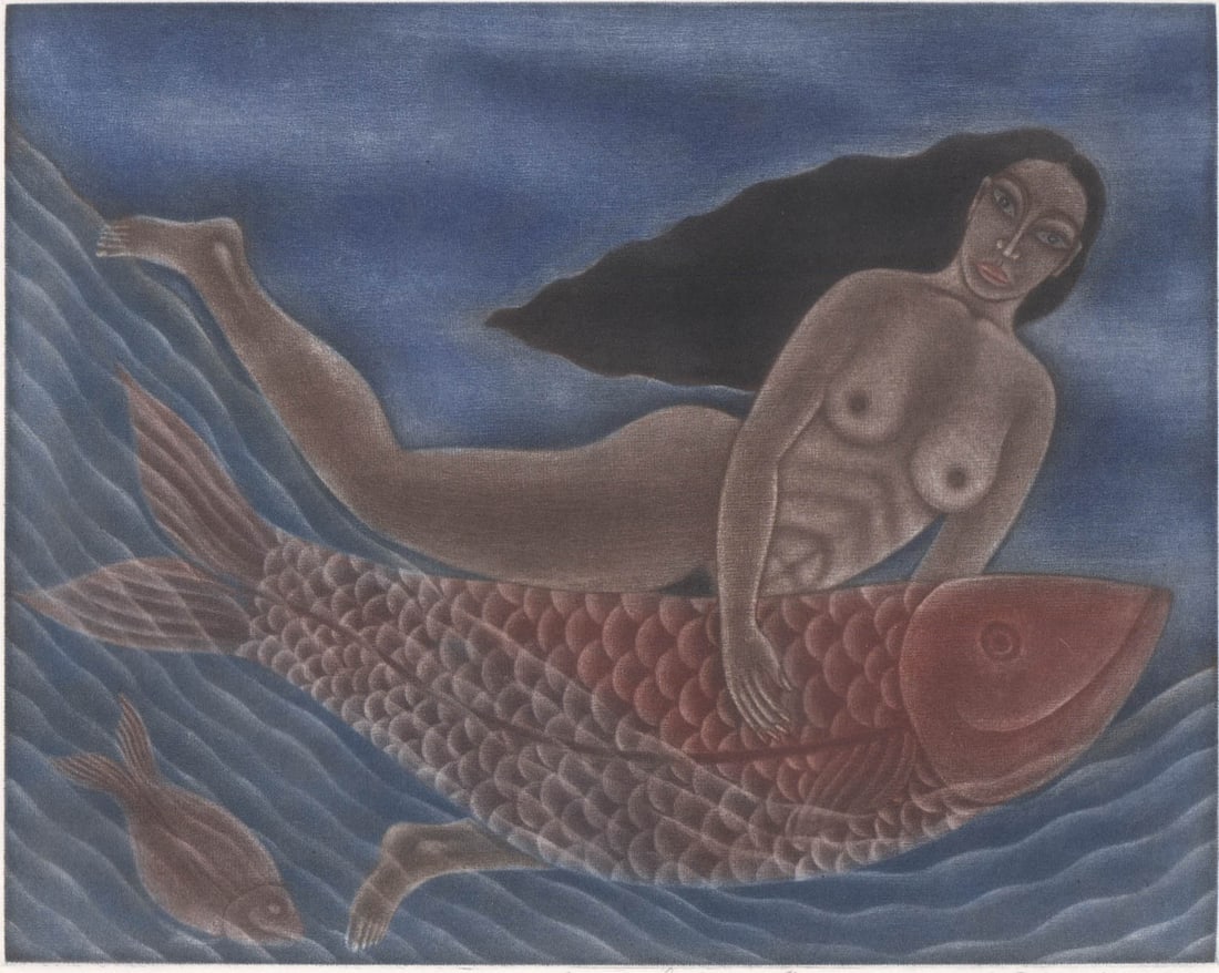 Juan Alcazar Etching / Aquatint S/N [Nude] (1 of 5)