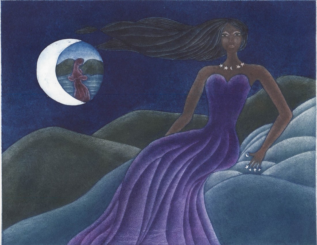 Justina Fuentes Etching / Aquatint S/N (1 of 5)