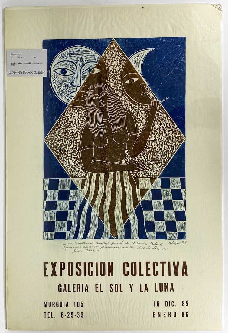 Juan Alcazar Signed Poster [Women with Moons] (1 of 1)