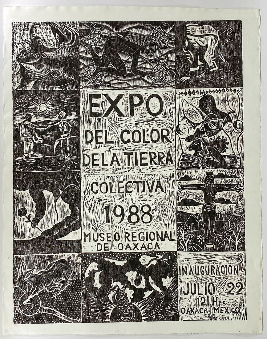 Expo Del Color Dela Tierra 1988 Poster [Mexico] (1 of 2)