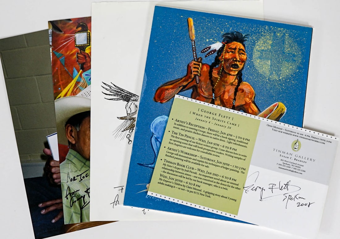 George Flett (Spokane Tribe) Original Art & Photos (1 of 6)