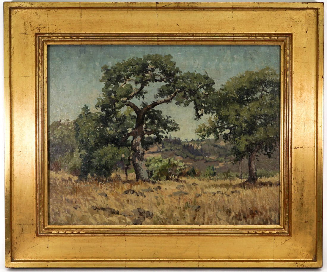 William Hubacek (1871-1958) Original Oil on Canvas (1 of 4)