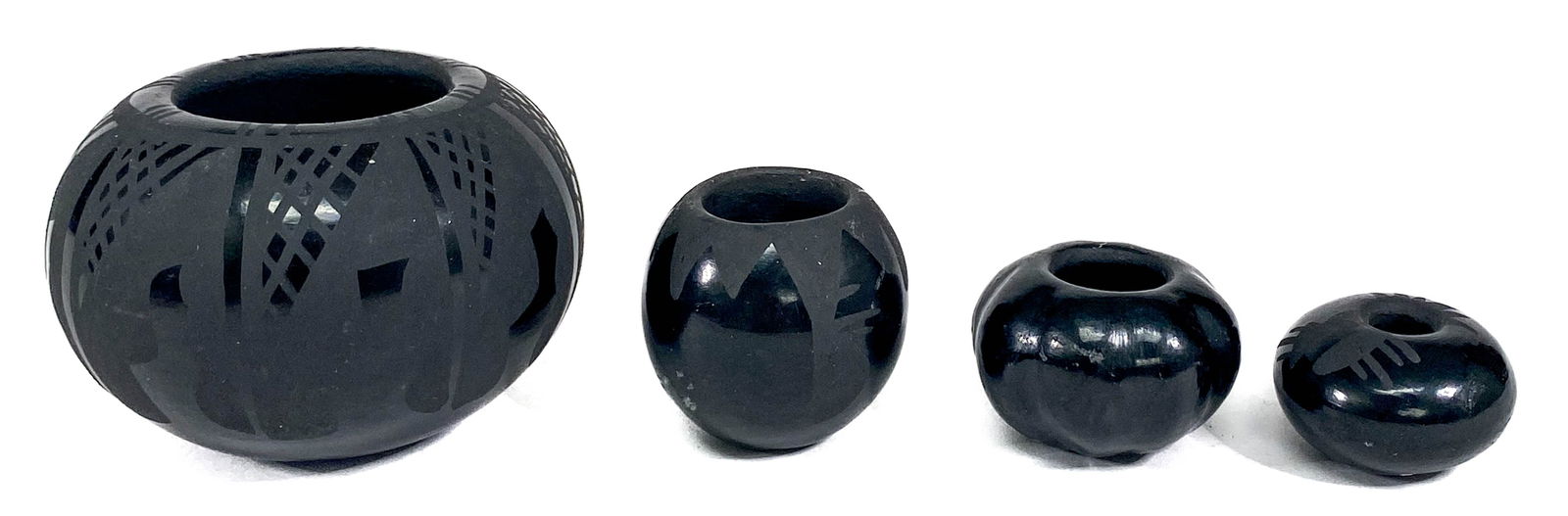 Berdel Signed Southwest Miniature Pots (4) (1 of 7)