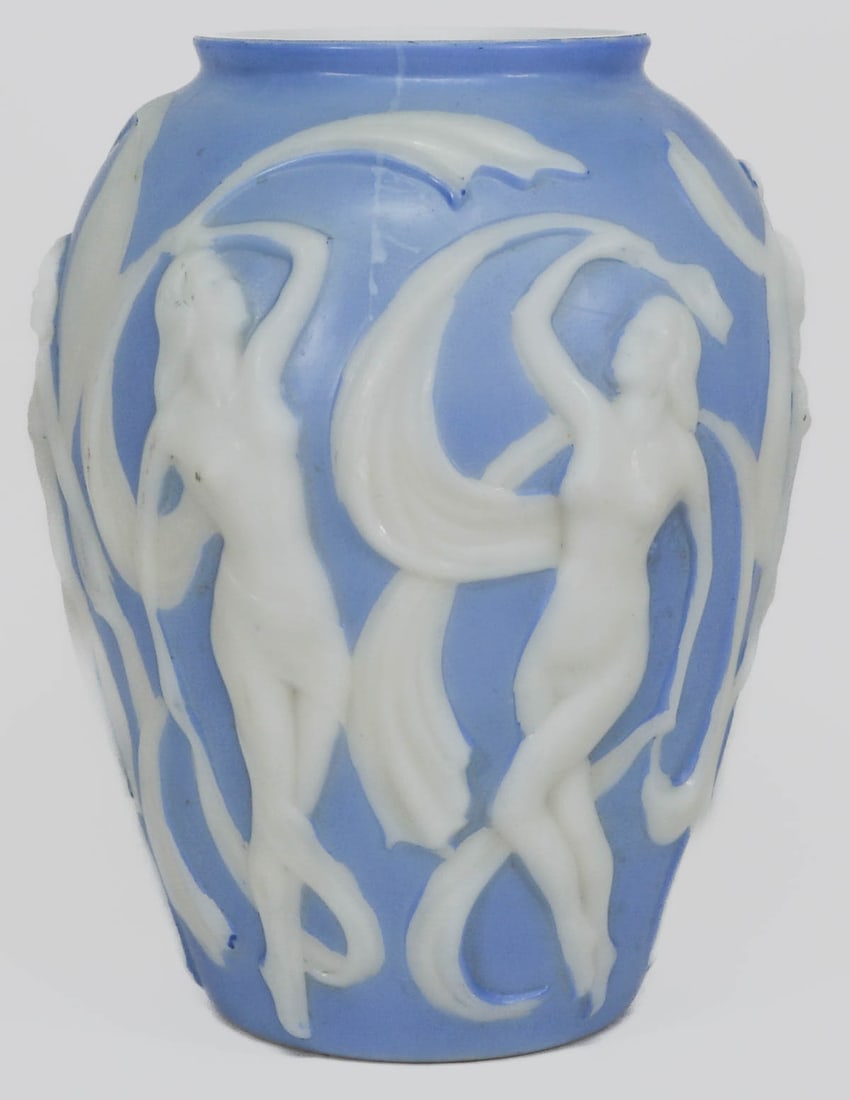 Phoenix Art Ware Large Glass Vase [Dancing Ladies] (1 of 6)