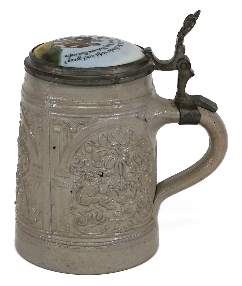 Antique German Beer Stein 1/2 Liter (1 of 8)