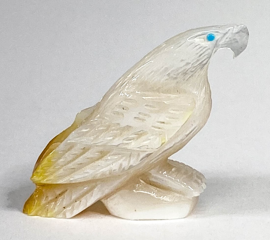 Zuni Signed Carved Fetish Signed G.L. or S.L. (1 of 7)