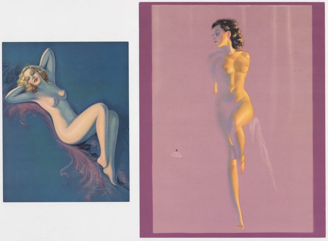 Earl Moran (2) Vintage Prints [Pin-Ups] (1 of 9)