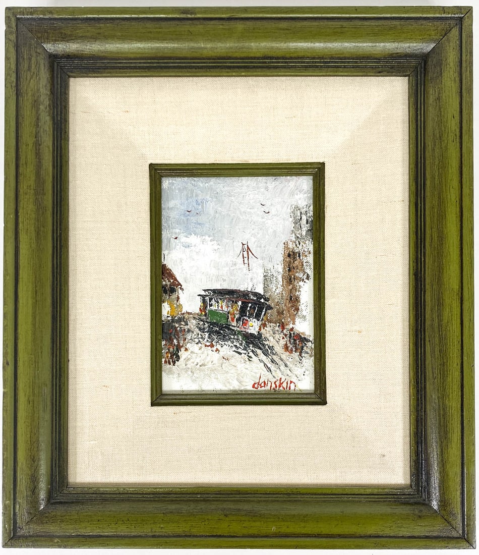 Richard Danskin Original Oil on Board [Trolley] (1 of 6)