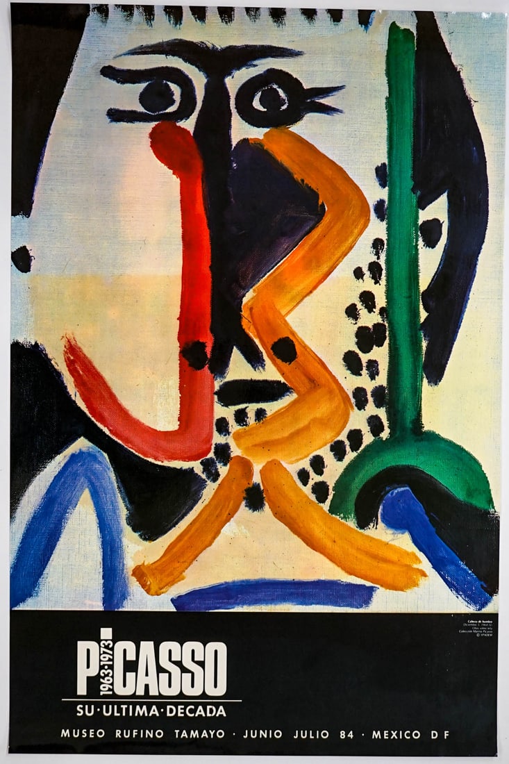 1984 Picasso Exhibition Poster (1 of 1)