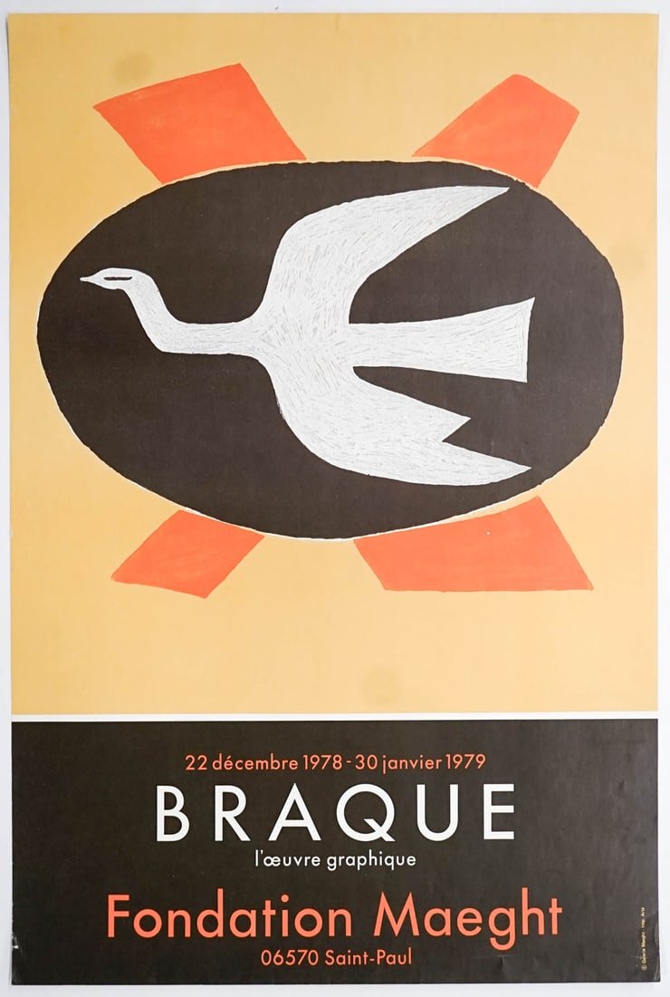Georges Braque Exhibition Poster (1979) (1 of 1)