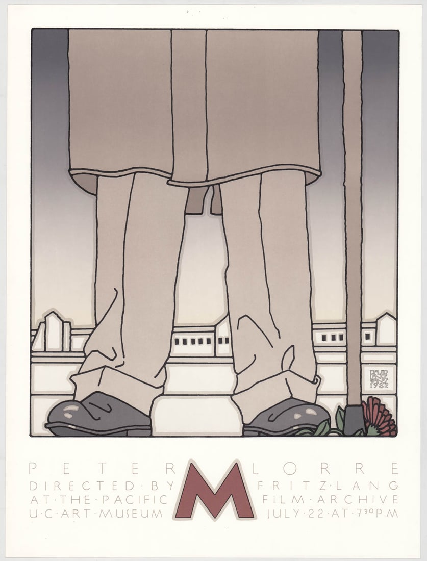 David Lance Goines for Peter Lorre "M" Poster (1 of 1)