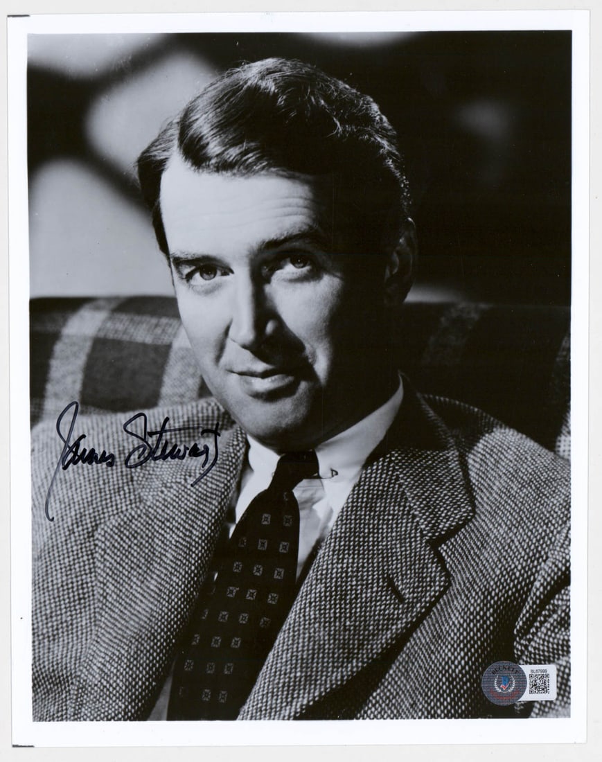James Stewart 8x10 Photo SIGNED BAS COA (1 of 1)