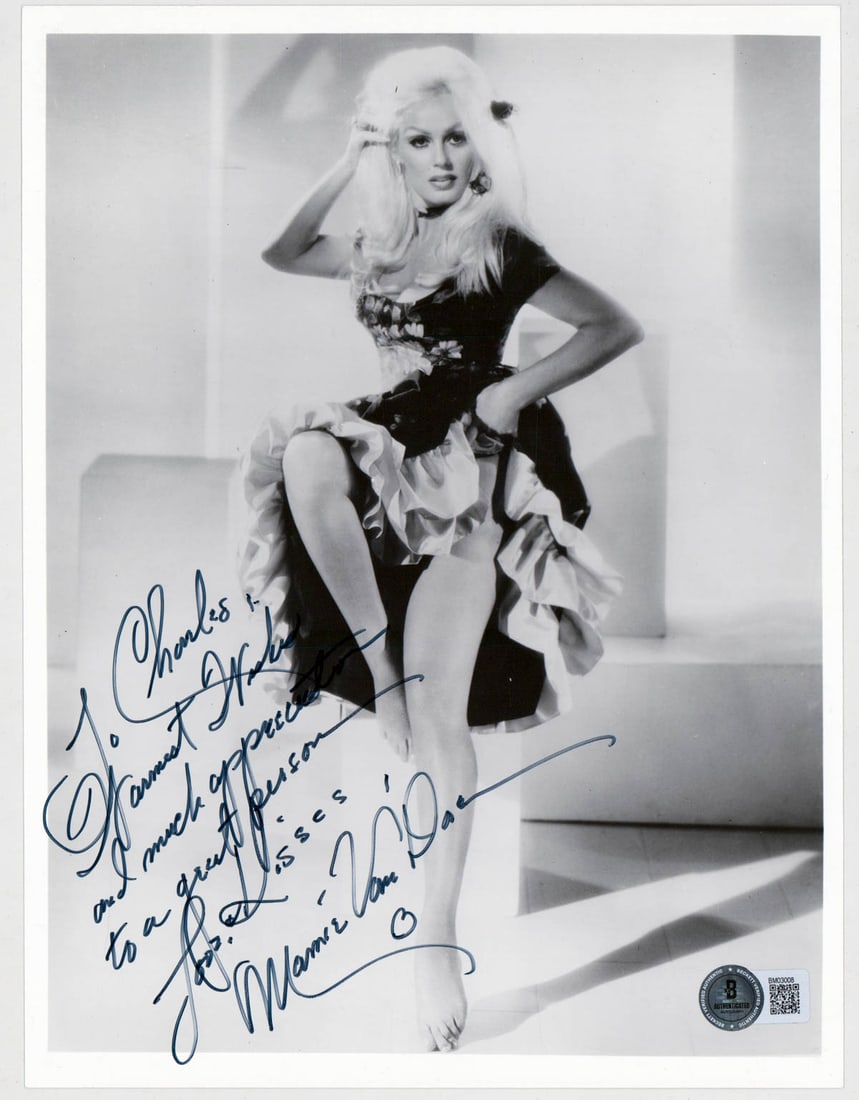 Mamie Van Doren 8x10 Photo SIGNED BAS COA (1 of 1)