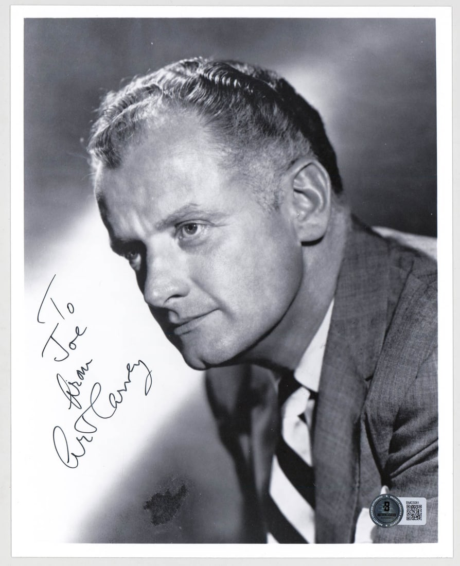 Art Carney (Honeymooners) 8x10 Photo SIGNED COA (1 of 1)