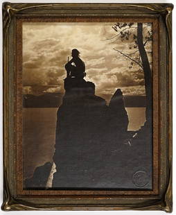 R. H. McKay Original Sepia Photograph: R. H. McKay Original Sepia Photograph. Sepia photograph on textured photo paper. Embossed R.H. McKay lower right. Measures 10 x 8 inches image size and 11 x 9 inches framed. Not glued or mounted,