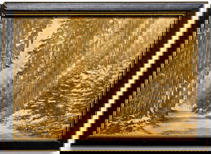 Framed Goldtone Photo [No. 227 Redwood Highway]: Framed Goldtone Photo [No. 227 Redwood Highway]. Measures 5 x 7 inches image size and 5.625 x 7.5 inches framed. Excellent condition. If lot is absent of a condition report one may be requested via