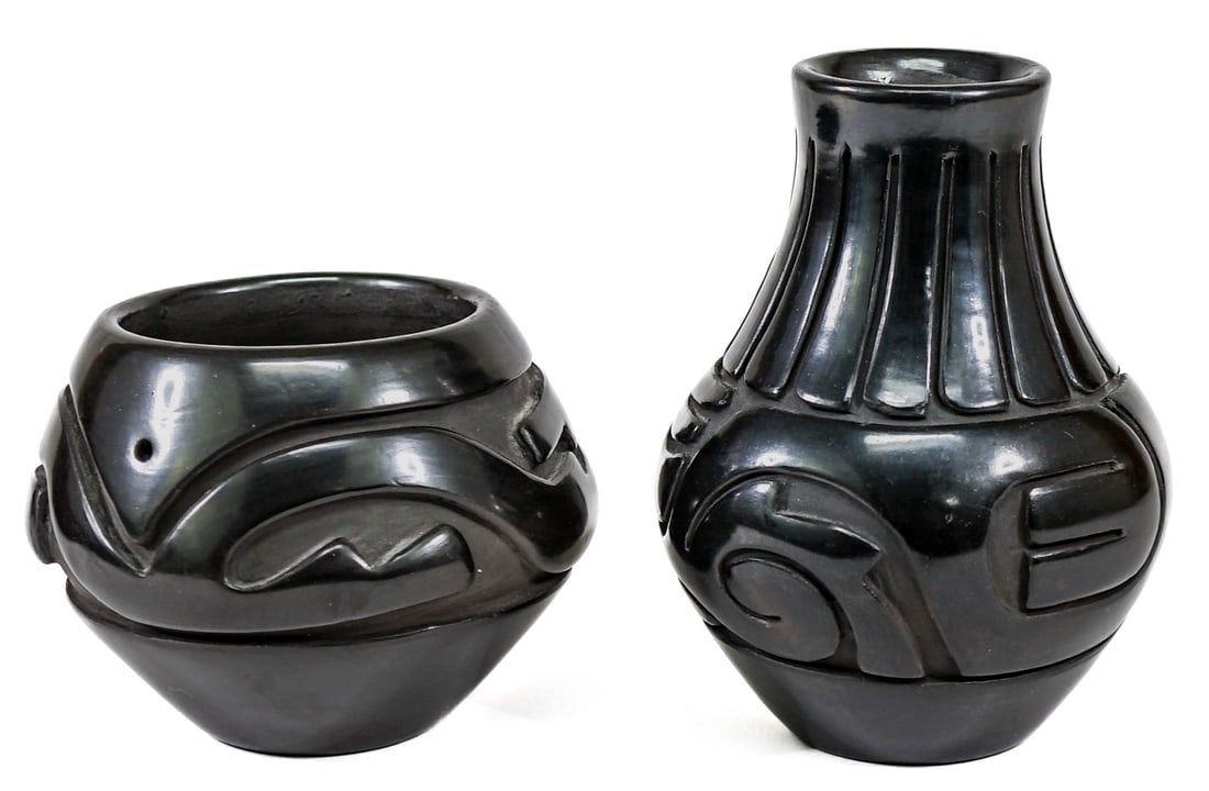 Stella Chavarria (2) Santa Clara Blackware Pots (1 of 7)