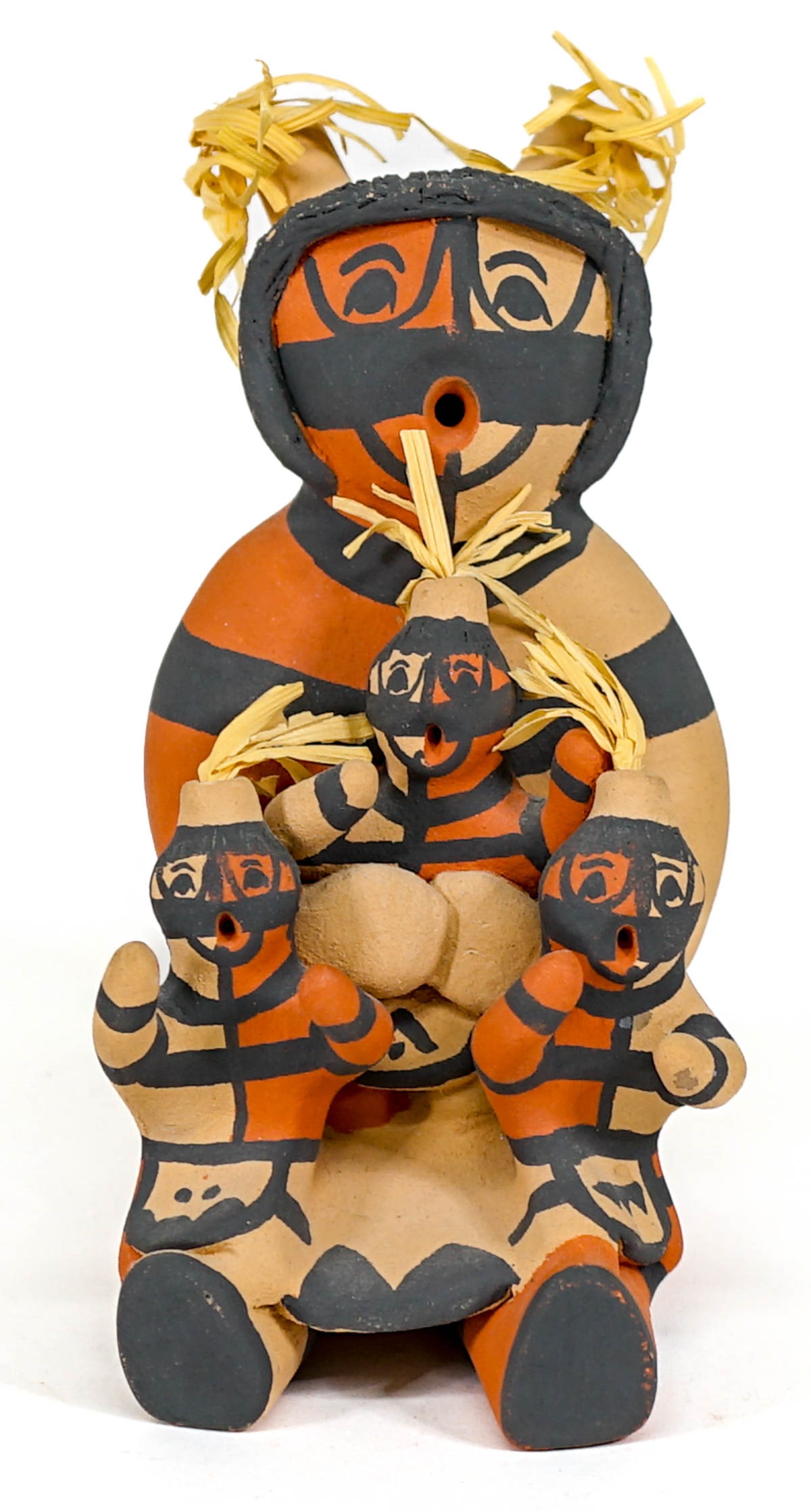 Janeth Fragua Jemez Pueblo 6IN Storyteller Figure (1 of 6)