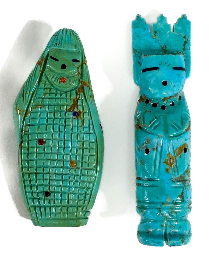 (2) Zuni Turquoise Fetish (1 of 3)