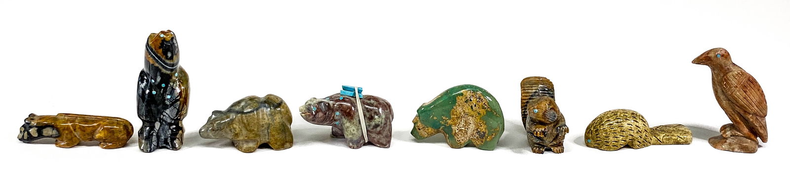 (8) Zuni Fetish Signed & Unsigned (1 of 6)