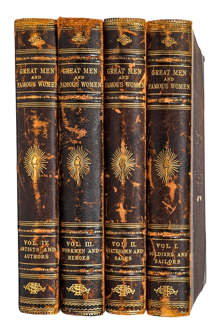 Great Men and Famous Women by Horne (4V) 1894 (1 of 4)