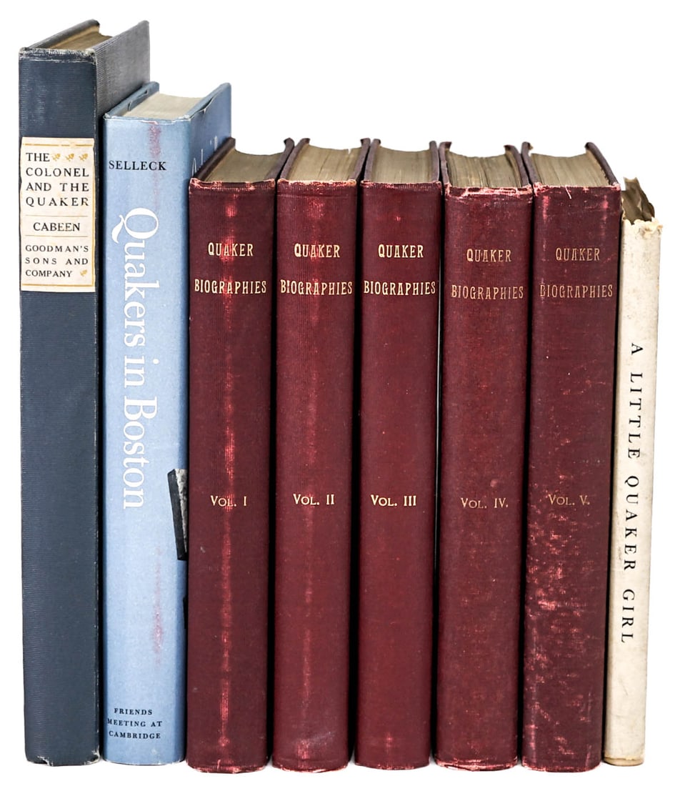 [Quakers] Vintage & Antique Books (8) (1 of 2)