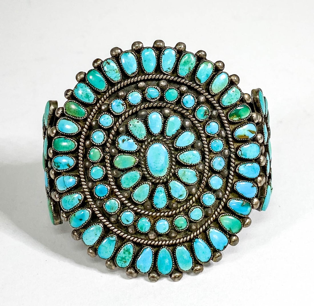 Very Large Vintage Native American Cuff Bracelet (1 of 5)