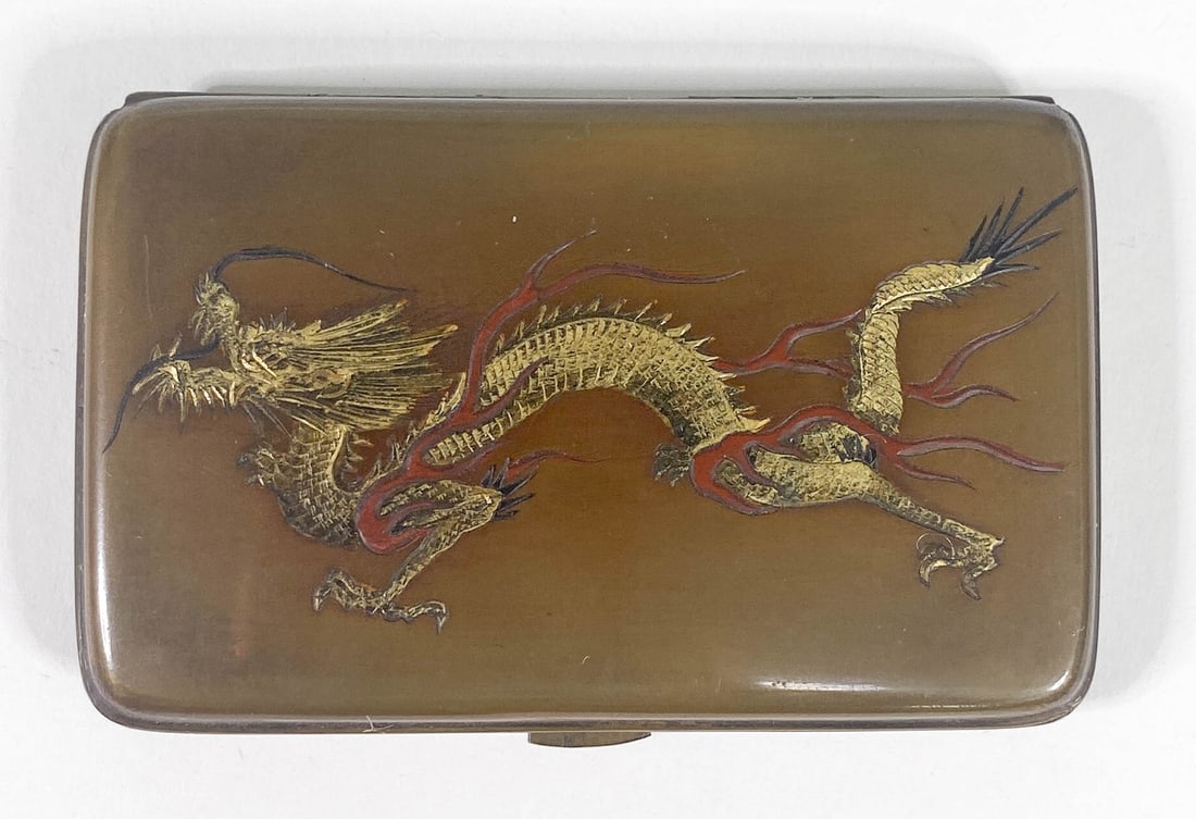 Japanese Meiji Era Mixed Medals Hinged Box: Japanese Meiji Era Mixed Medals Hinged Box. Measures 3.375 x 2.125 x .375 inches (87 mm x 54 mm x 10 mm). Very good to excellent condition. If lot is absent of a condition report one may be requested 