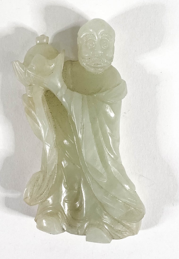 Chinese Carved Jade Figure (1 of 2)