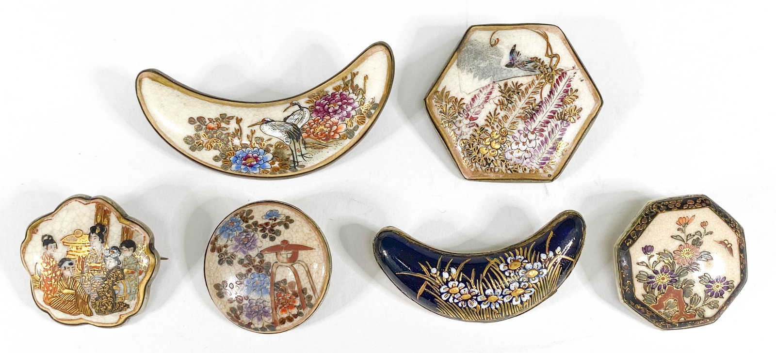 Satsuma Pins & Brooches (6) (1 of 2)