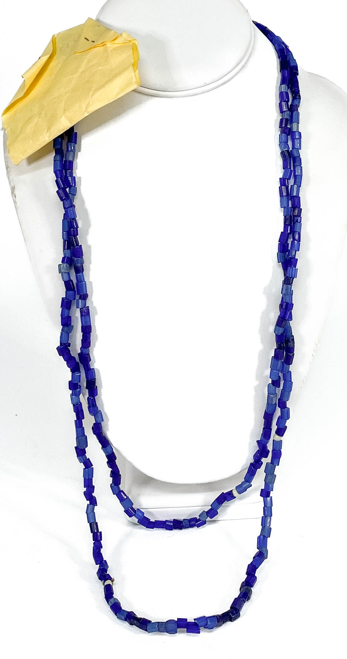 Blue (2) Strands Trade Beads 13 IN - 15 IN (1 of 3)