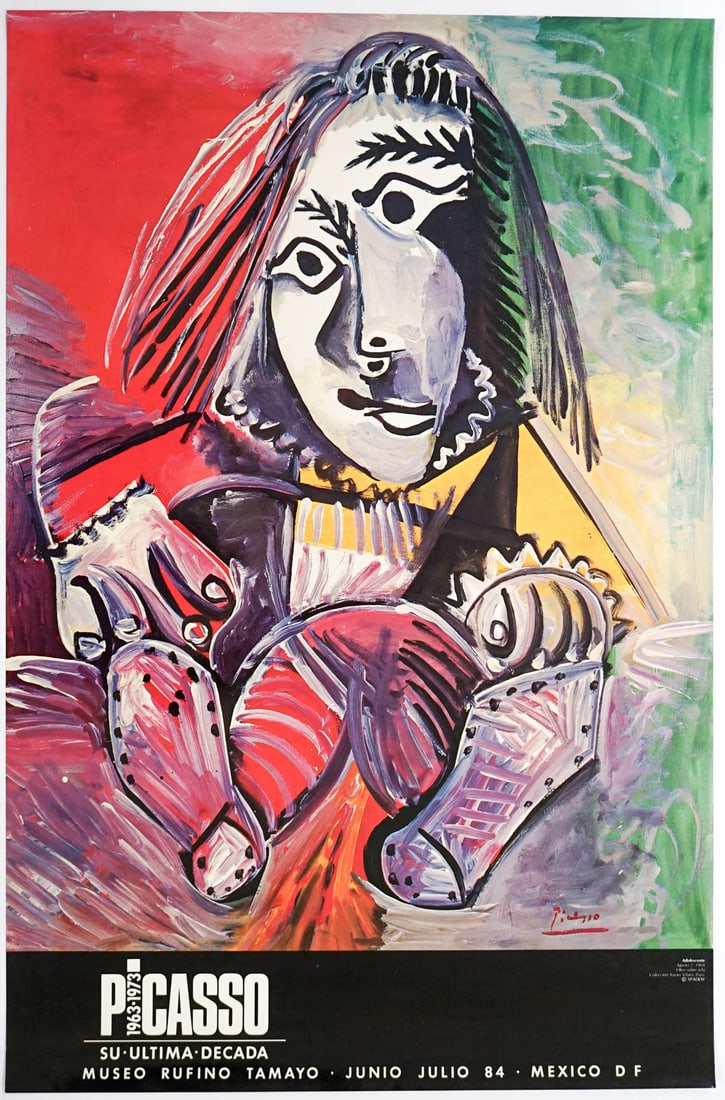 Pablo Picasso Large Exhibition Poster (1984) (1 of 1)