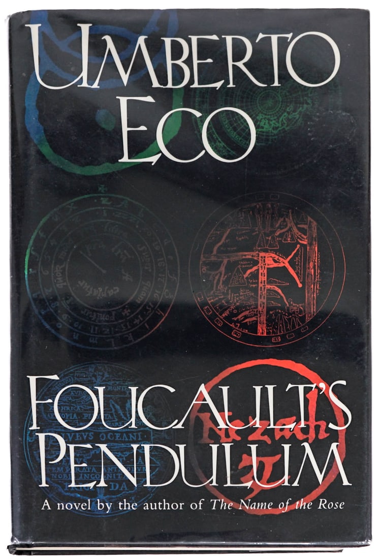Focault's Pendulum by Umberto Eco Signed 1st Ed. (1 of 4)