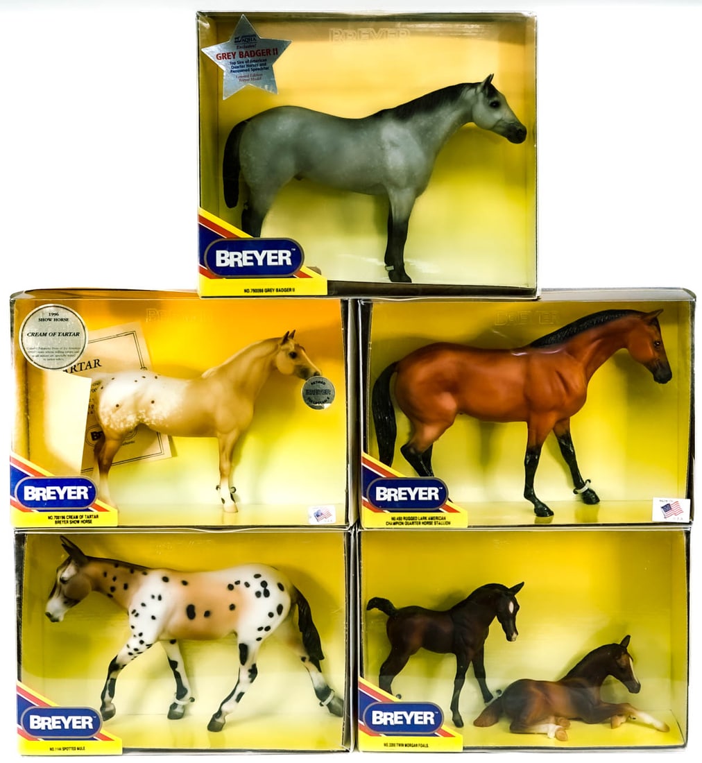 Breyer (5) Collectible Horses MIB (1 of 6)