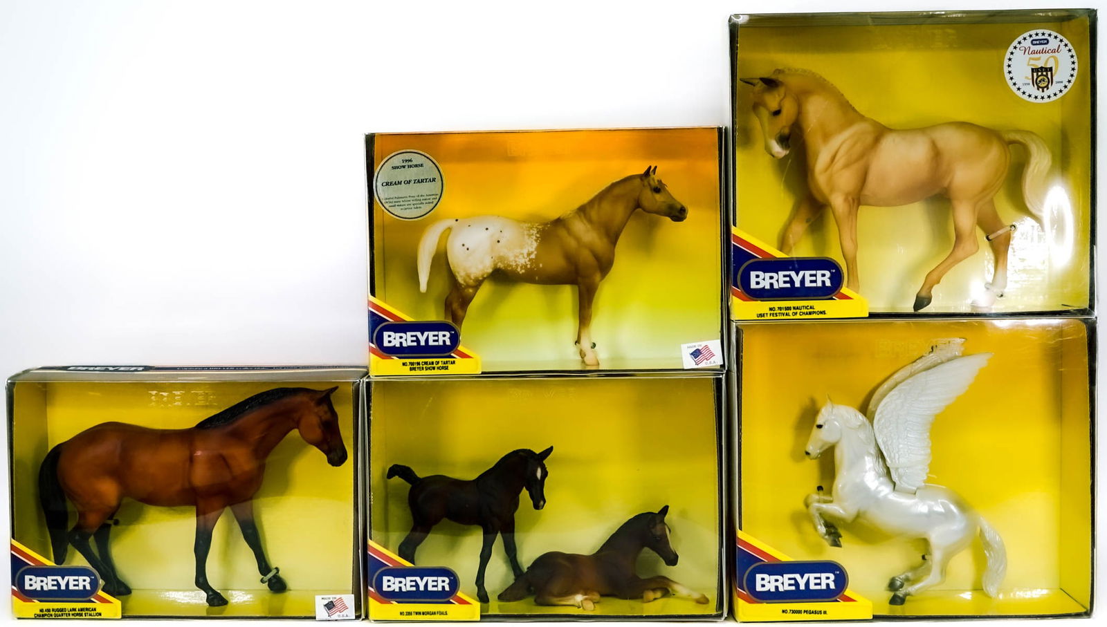 Breyer (5) Collectible Horses MIB (1 of 6)