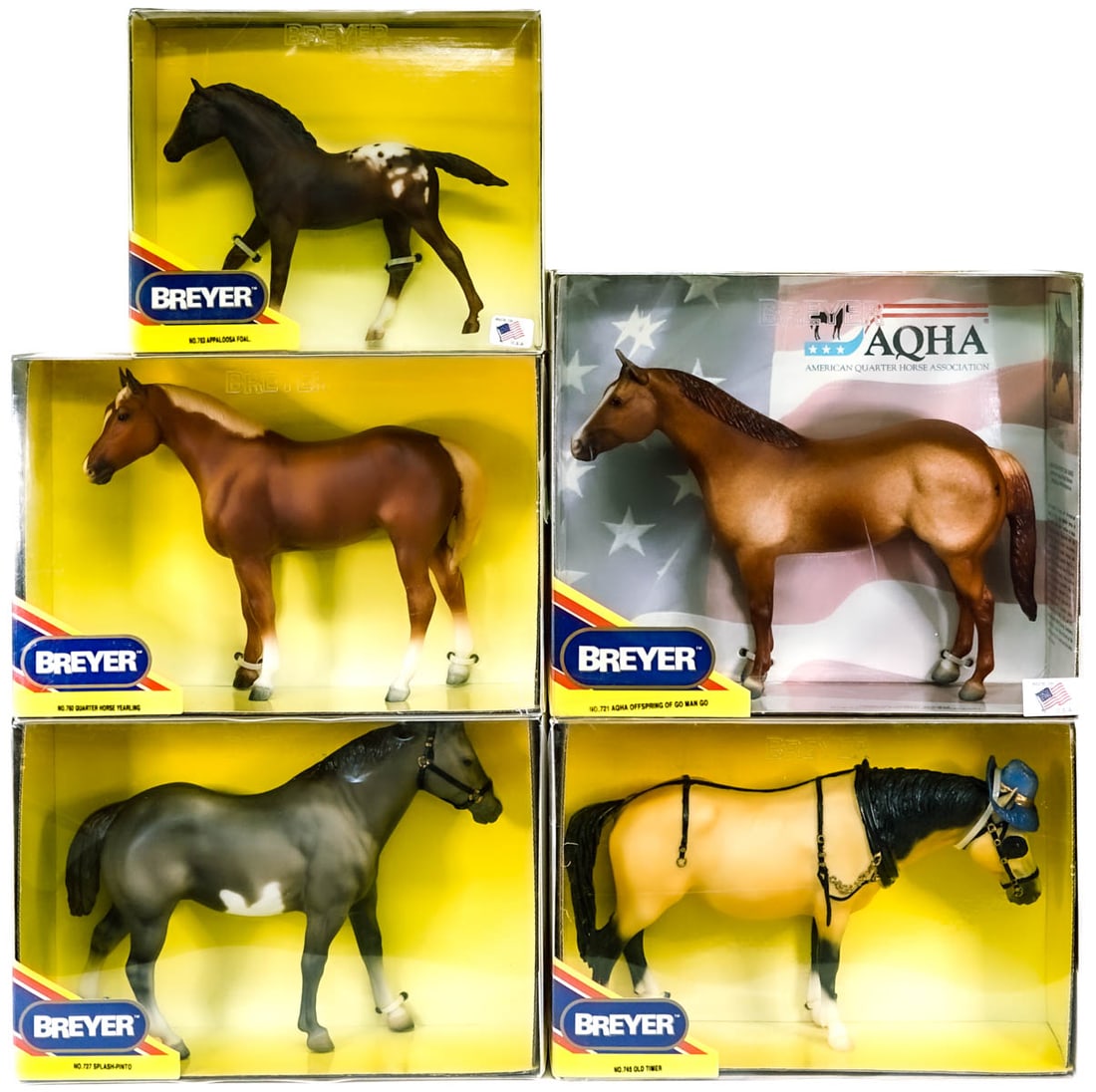 Breyer (5) Collectible Horses MIB (1 of 6)