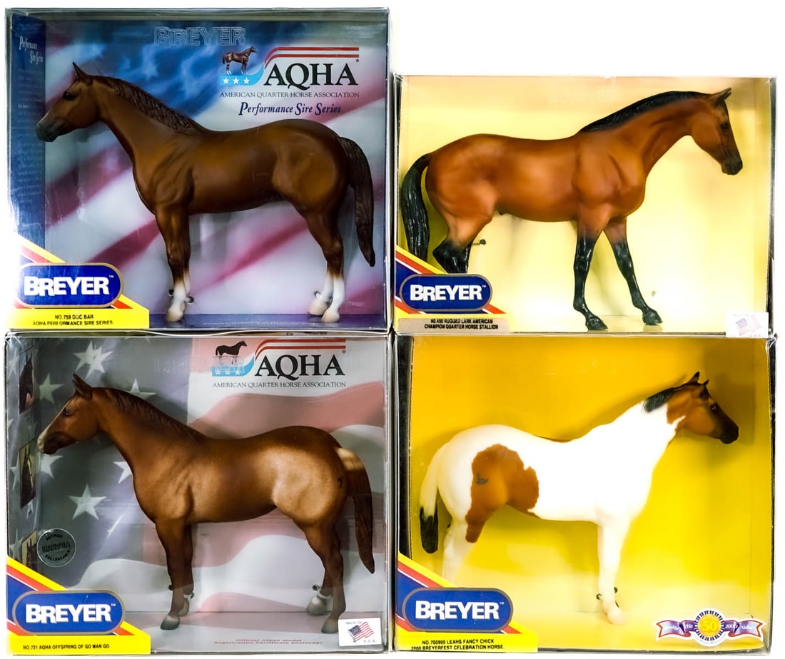 Breyer (4) Collectible Horses MIB (1 of 6)