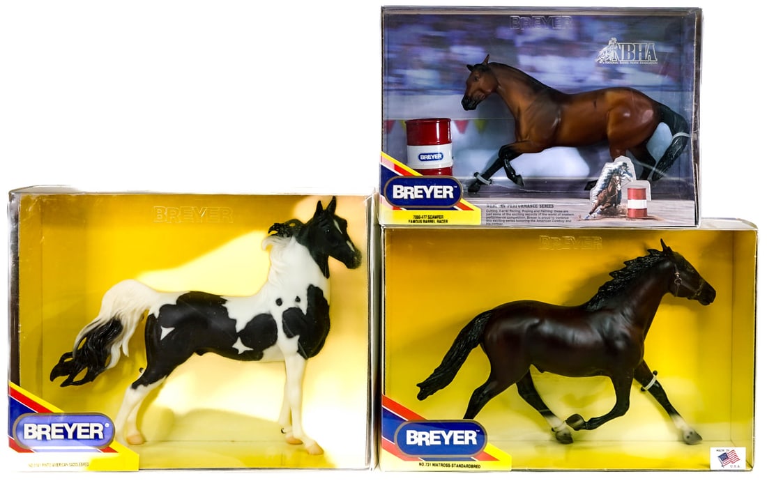 Breyer (3) Collectible Horses MIB (1 of 6)
