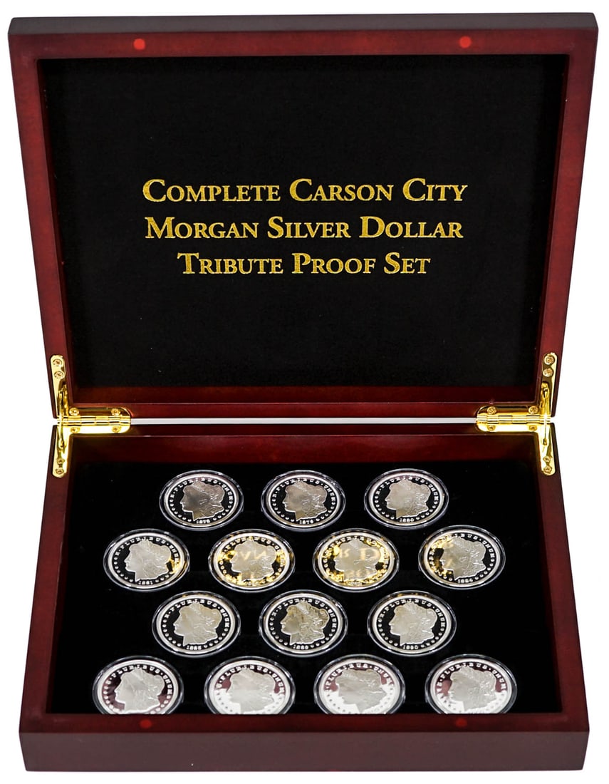 The Complete "CC" Morgan Silver Dollar 14pc (1 of 9)