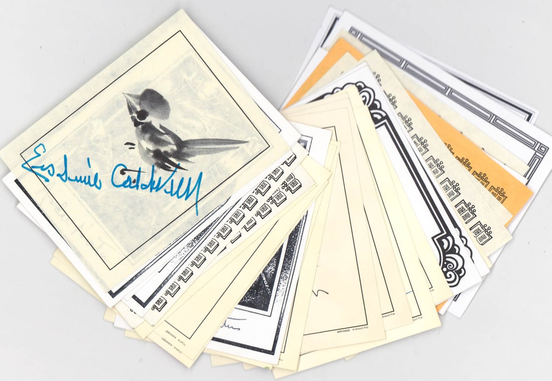 Collection of Signed Unused Bookplates (30) (1 of 10)