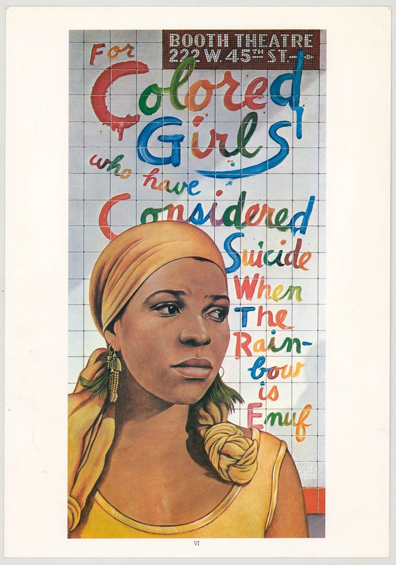 For Colored Girls Who Have Considered Suicide (1 of 2)