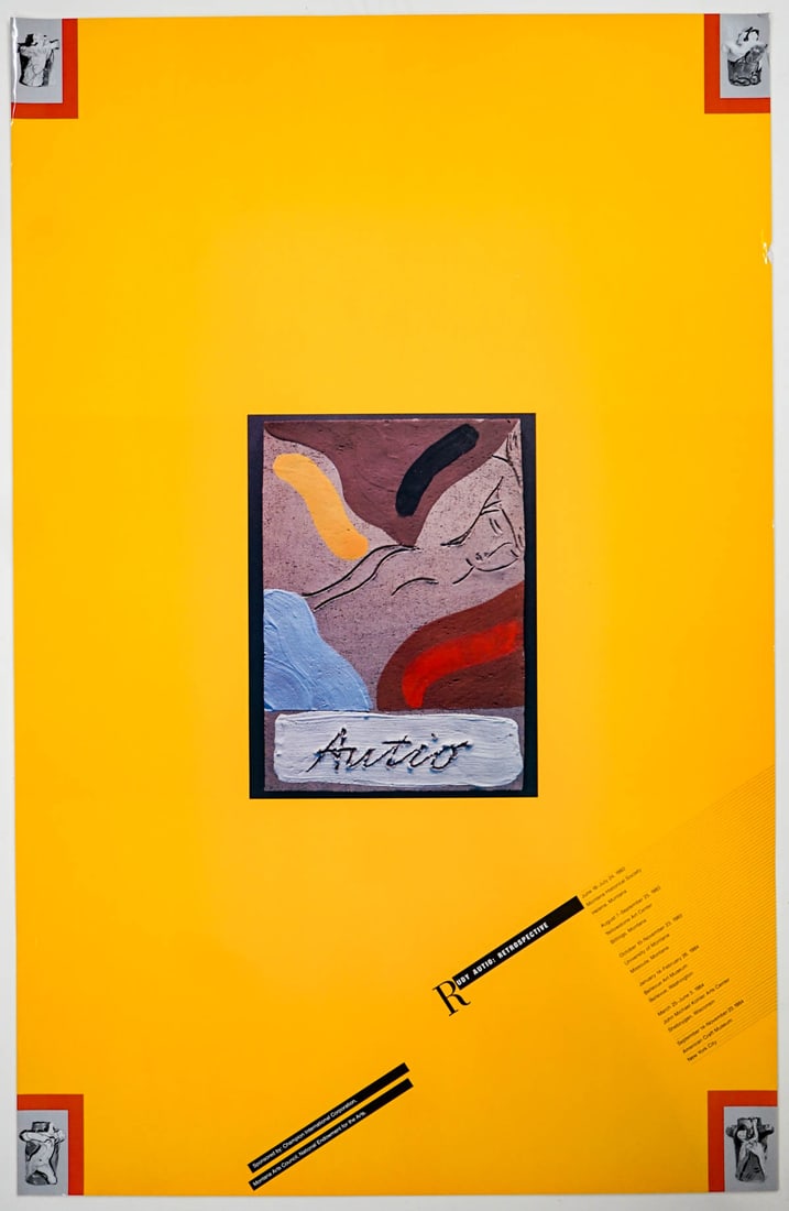 Rudy Autio Exhibition Poster (1 of 1)