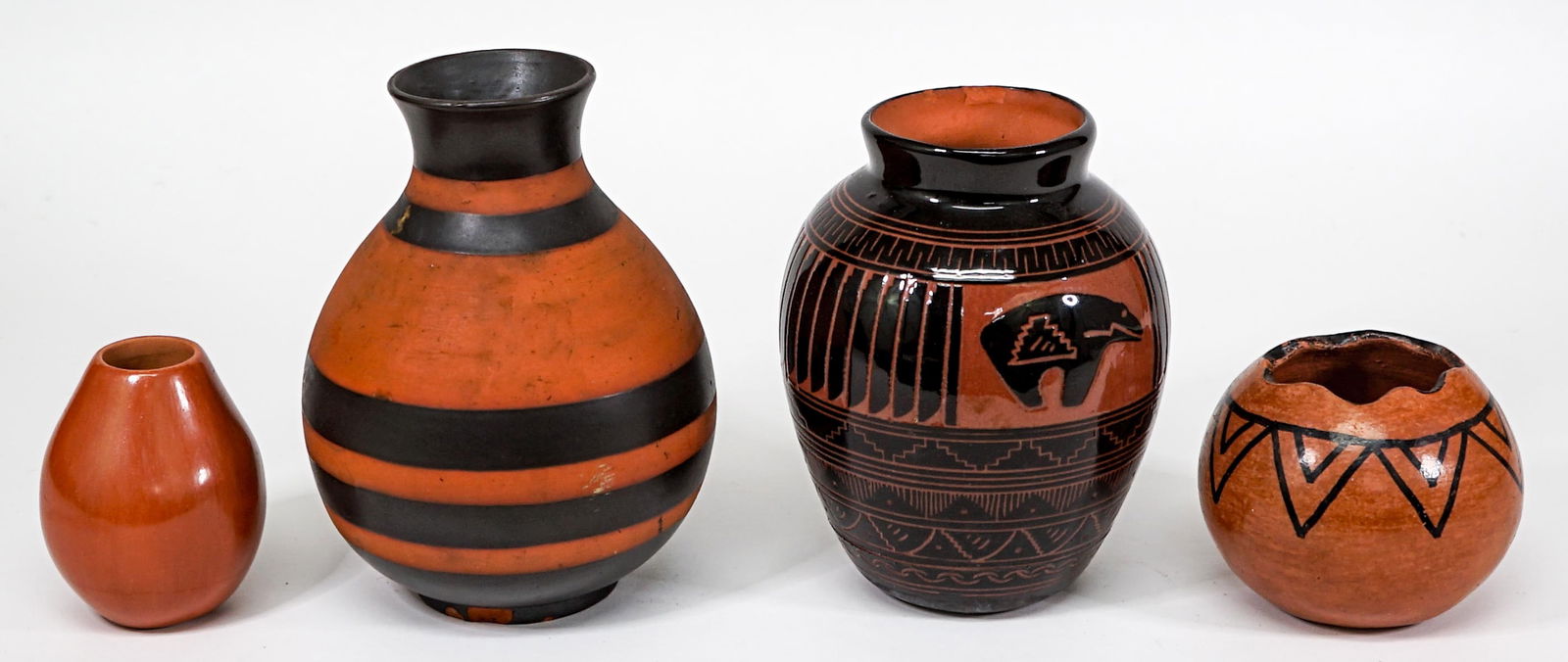 Native American (4) Vases / Bowl (1 of 13)